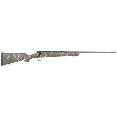 Kimber Mfg, Inc 3700820 Hunter Pro Desolve 308 Win 3+1 22" Satin Match Grade Barrel, Satin Stainless Steel Receiver, Desolve Blak Fixed Polymer Stock, Bipod