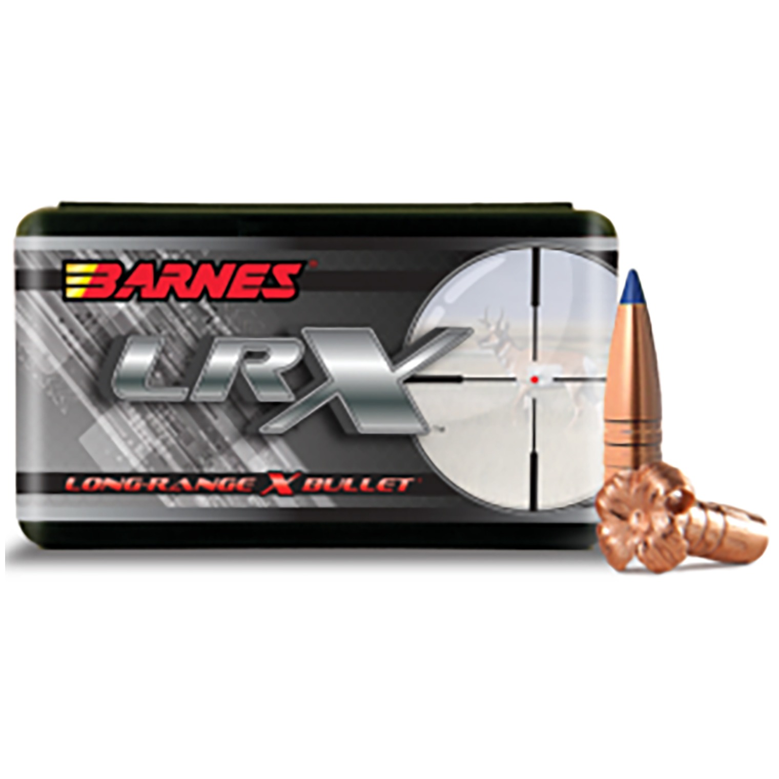 Barnes Bullets 30311 LRX 30Cal 208gr LRX Boat Tail 50 Per Box/10 Case