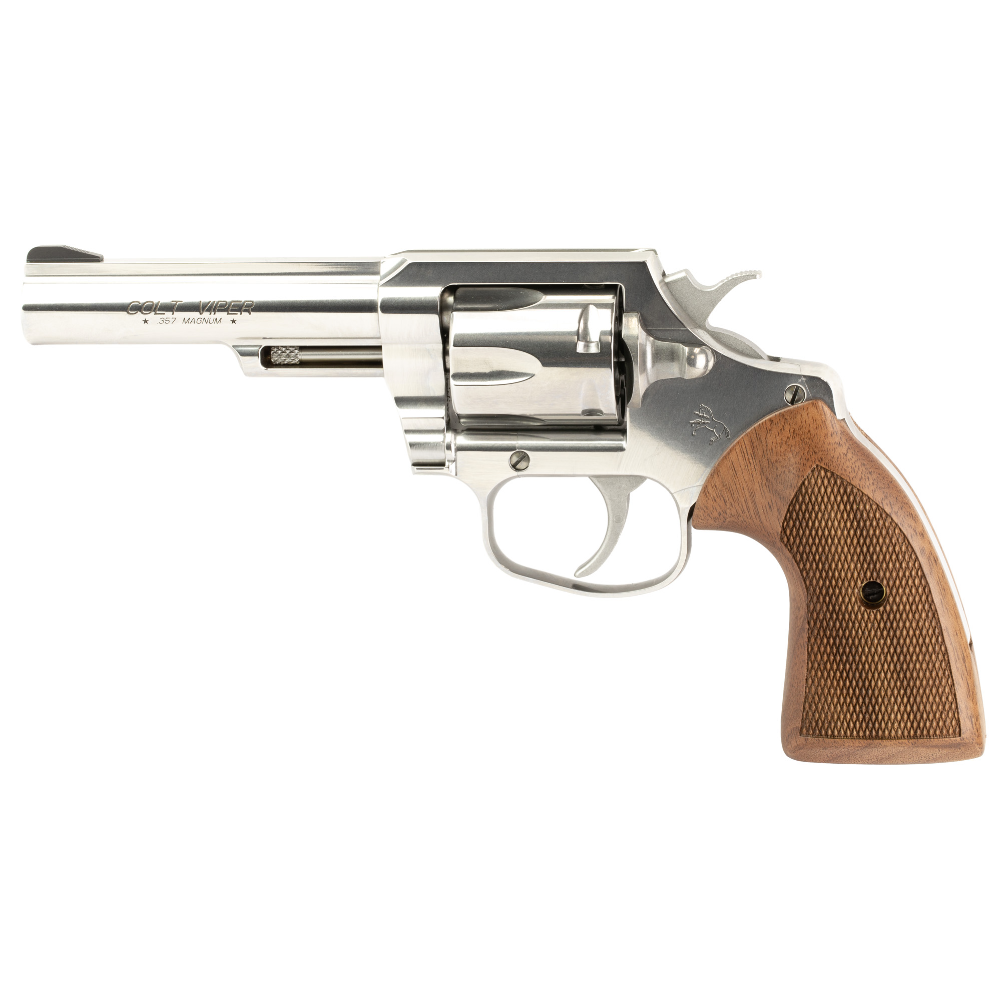 Colt Viper 357 Mag/38 Spl 6rd Stainless Target Walnut VIPERSP4WRR 098289001412