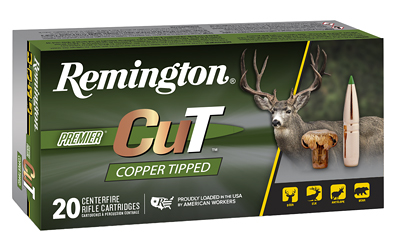 Remington Ammunition R22344 Premier Cut 308Win 165gr 20 Per Box/10 Case