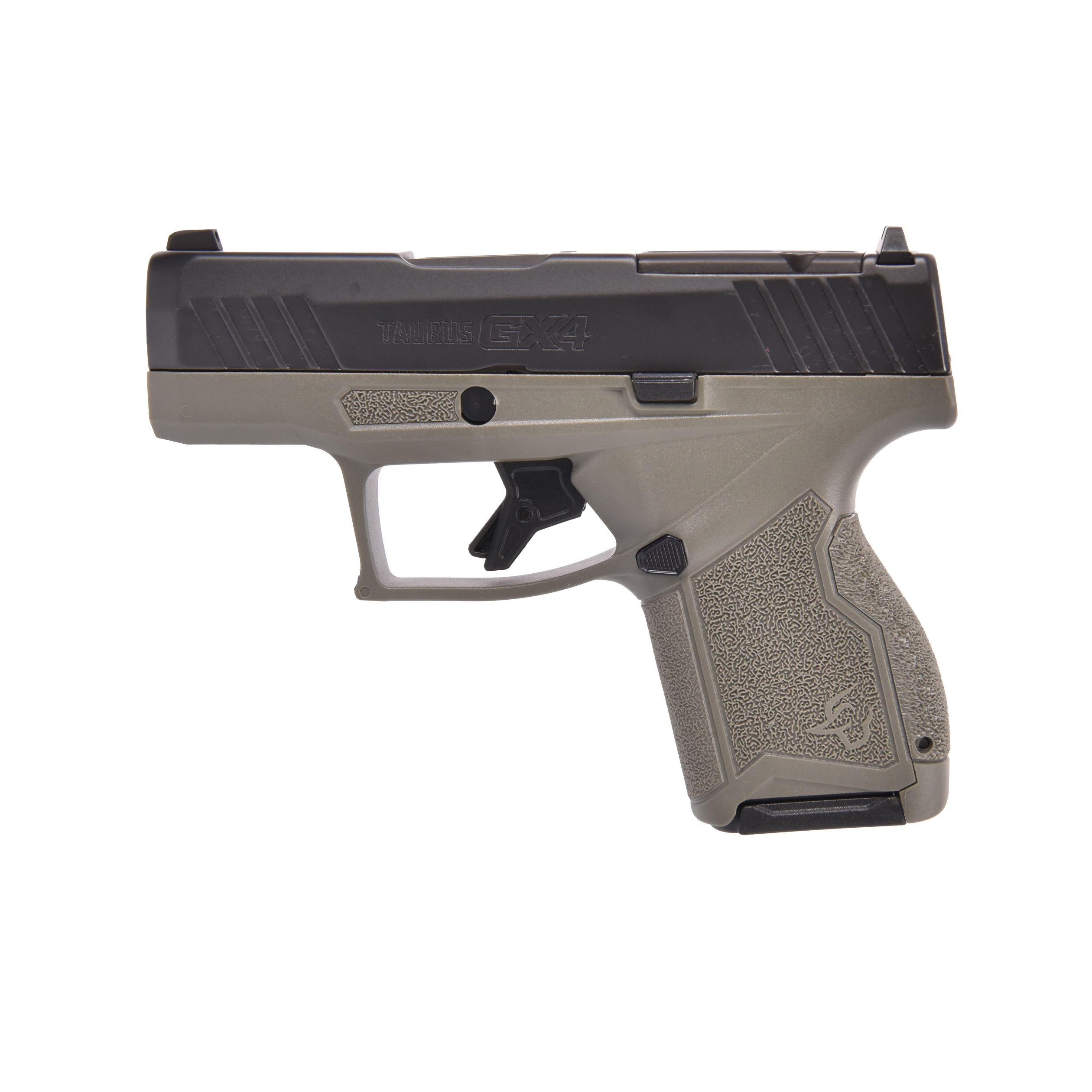 Taurus 1-GX4MP931O GX4 T.O.R.O. Micro-Compact 9mm Luger 13+1 11+1 3.06” Black DLC Alloy Steel Optic Ready/Serrated Slide Stainless Steel Frame Interchangeable Backstrap Grip