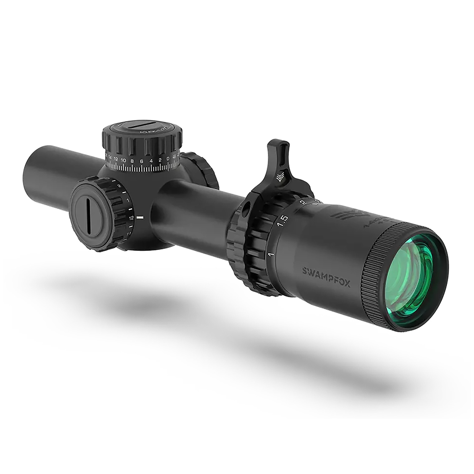 Swampfox Tomahawk II 1-6X 24 BDC Green SFP NEW LPVO Illuminated Riflescope Factory OEM THK16241-GF
