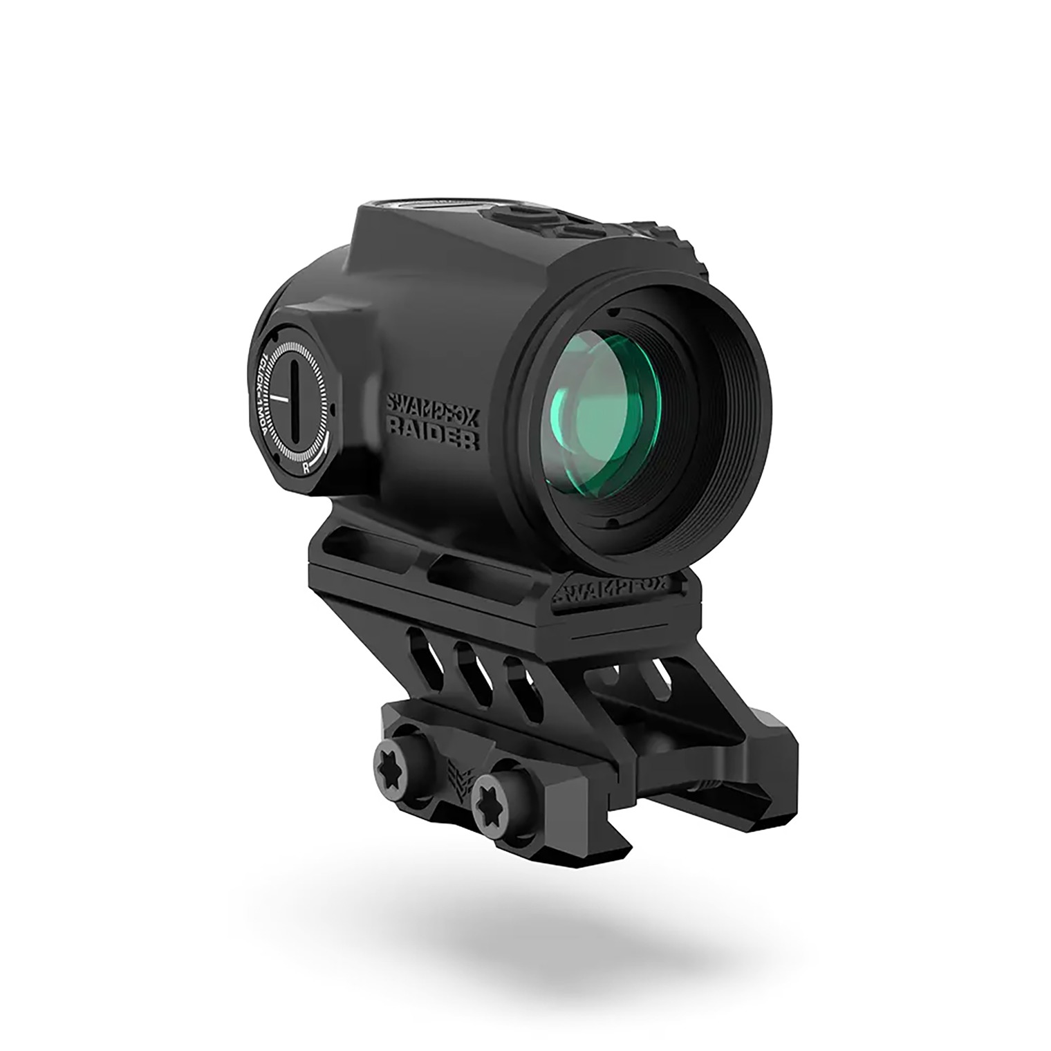 Swampfox Raider Micro Prism 1X20 6 MOA Green Dot Red Laser NEW Prism Sight Illuminated Factory OEM RMPS120-RB