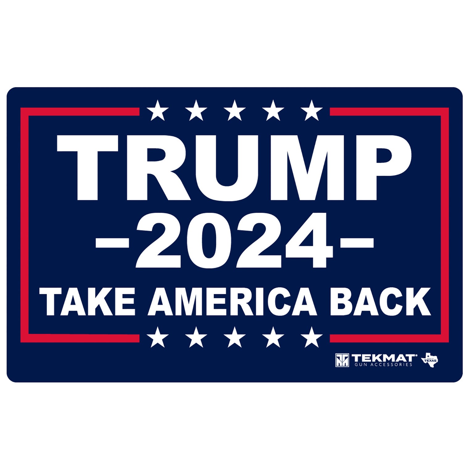 TekMat TEK42TRUMPMAGA Trump 2024 Door Mat Rubber 25”x42”