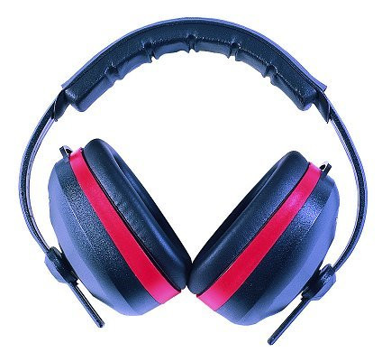 Radians Silencer Earmuffs NRR 26dB Red/Black