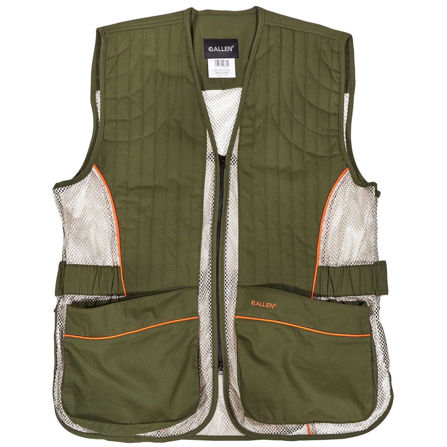 Allen 22612 Ace Shooting Vest XL/XXL Olive/Tan