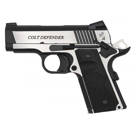 Colt Defender 9mm Luger 10rd Two-Tone G10 Grips ZO7082CE 151550026591