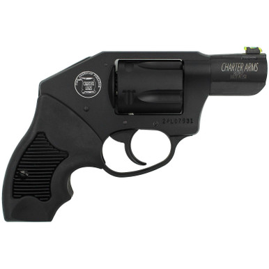 Charter Arms 53711 Undercover Lite Off Duty 38 Special 5rd 2" Black Barrel, Cylinder & Aluminum Frame, Black Rubber Grip, Concealed Hammer