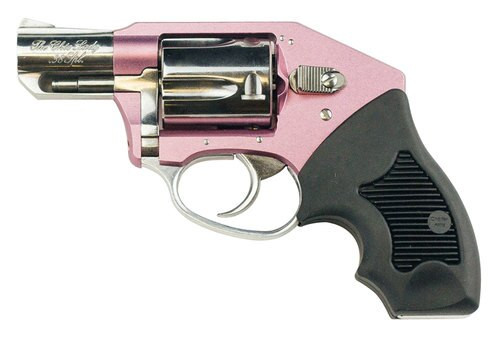 Charter Arms Chic Lady Undercover Lite, .38 Special, 2", 5rd, DAO, Pink/Stainless, Pink Case