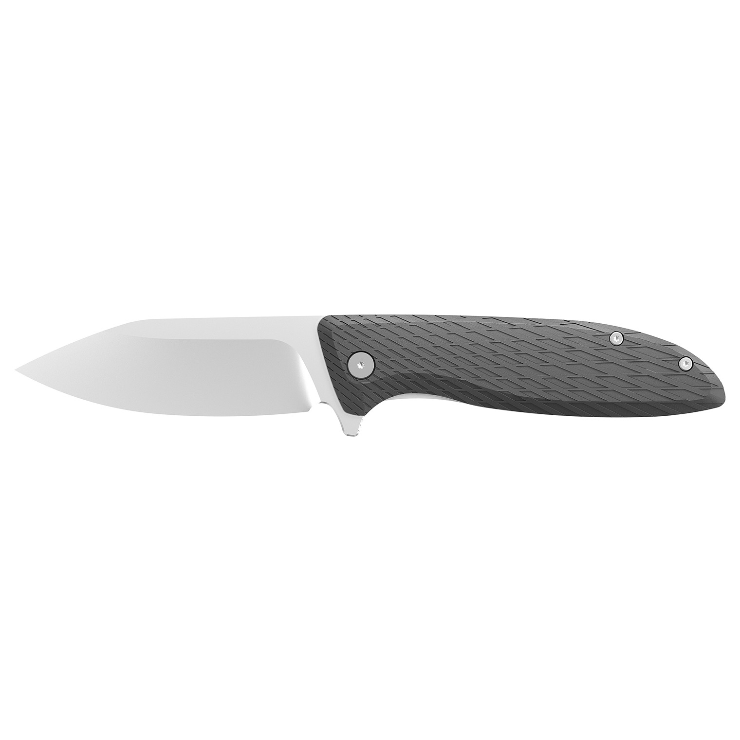 Outdoor Edge BR1C Brutus 3.30” Folding Sheepsfoot Plain 4Cr14MoV Blade Glass-Filled Nylon Handle