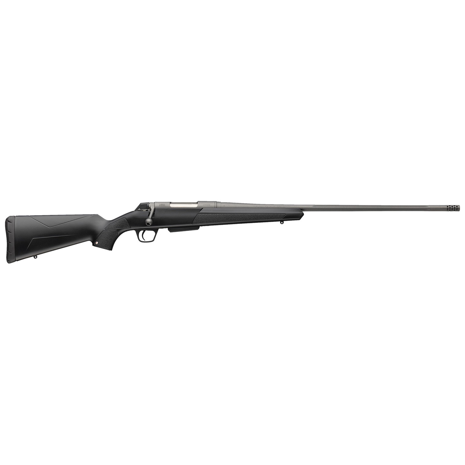 Winchester Repeating Arms 535801233 XPR Extreme 300 Win Mag 3+1 Tungsten Cerakote Fluted Threaded Barrel & Drilled & Tapped Steel Receiver, Fixed Black Synthetic Stock