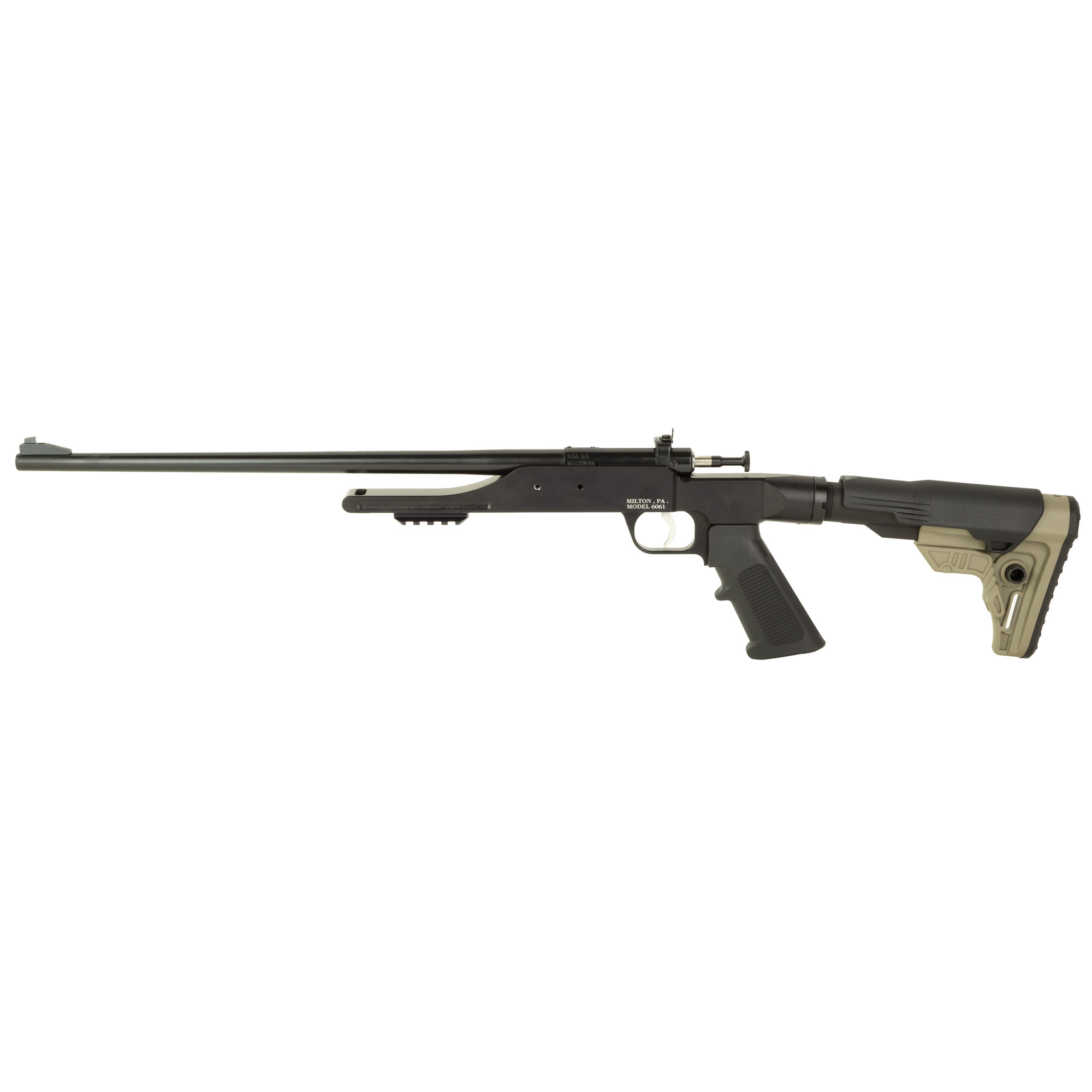 CLOSEOUT! Crickett KSA2180 Precision 22 LR 1 rd 16.13” Blued Steel Barrel, Blued Steel w/Picatinny Rail Receiver, Black Adjustable Stock