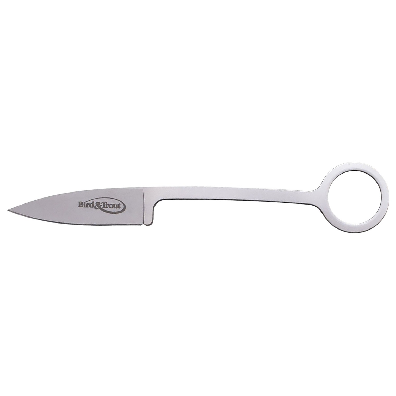 Cold Steel CS20BTJ Bird & Trout 2.25” AUS-8A SS Plain Drop Point Bead Blasted Blade, 4.06” Bead Blasted AUS-8A SS Handle