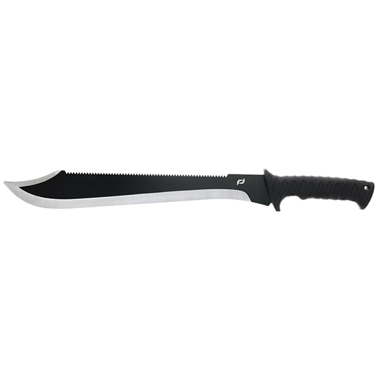SCHRADE KNIFE DECIMATE SAWBACK MACHETE 14.5” SS/BLACK