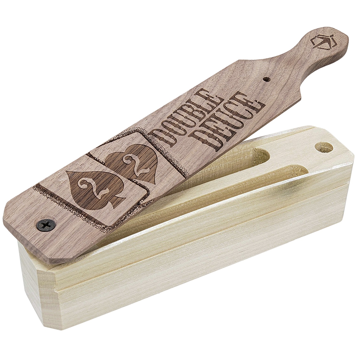 Hunters Specialties HSDTBC Double Deuce Box Call Attracts Turkey Species Walnut