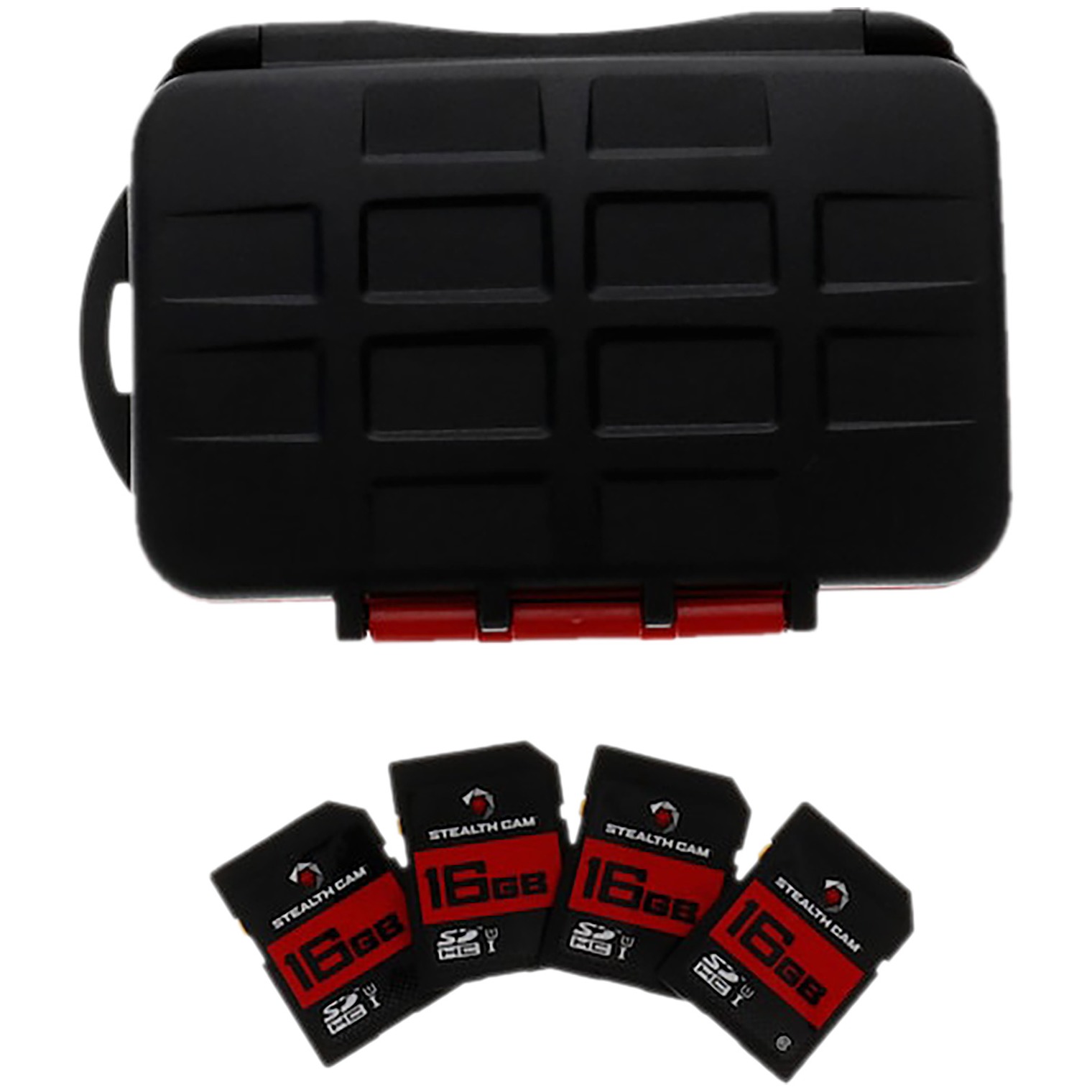 Stealth Cam STCMCSC16GB4PK Memory Card Storage Case