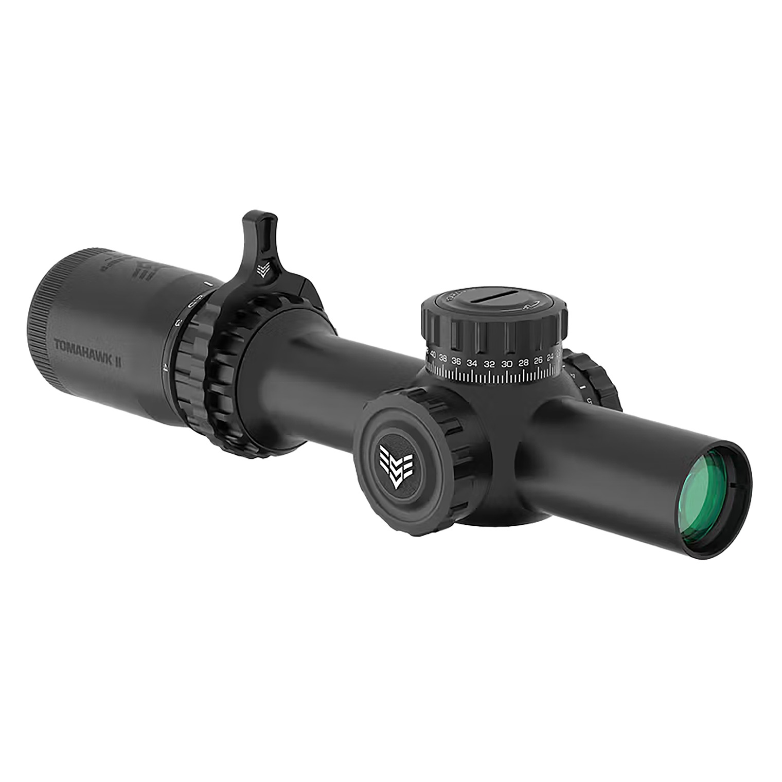 Swampfox Tomahawk II 1-6X24 BDC Green SFP NEW LPVO Illuminated Riflescope Factory OEM THK16241-GB