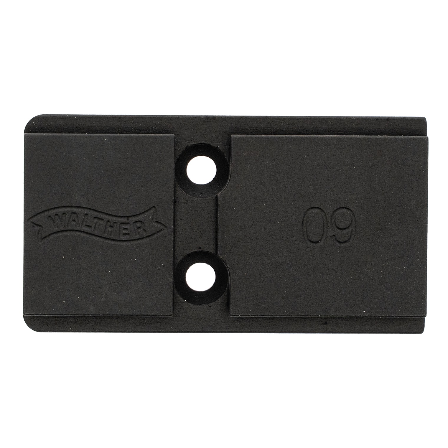 Walther Arms 5136208 Optic Plate Black Steel Fits Walther PDP 2.0