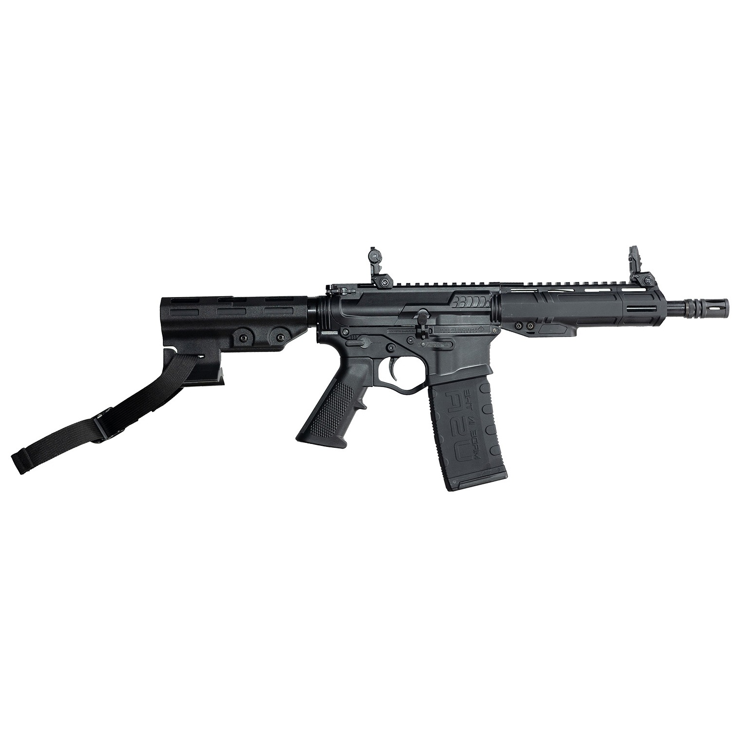 ATI ATIGAX3007MLTB Alpha Maxx 300 Blackout 30+1 7.50” Black Threaded Barrel, Black Receiver w/Picatinny Rail, M-LOK Handguard, A2 Grip, Polymer Blade