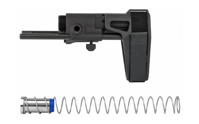 Maxim Defense CQB Pistol/PDW Brace AR15, Gen 6, Standard Buffer, No Proprietary Bolt Carrier Required, SB15 Pistol Stabilizing Brace, Black