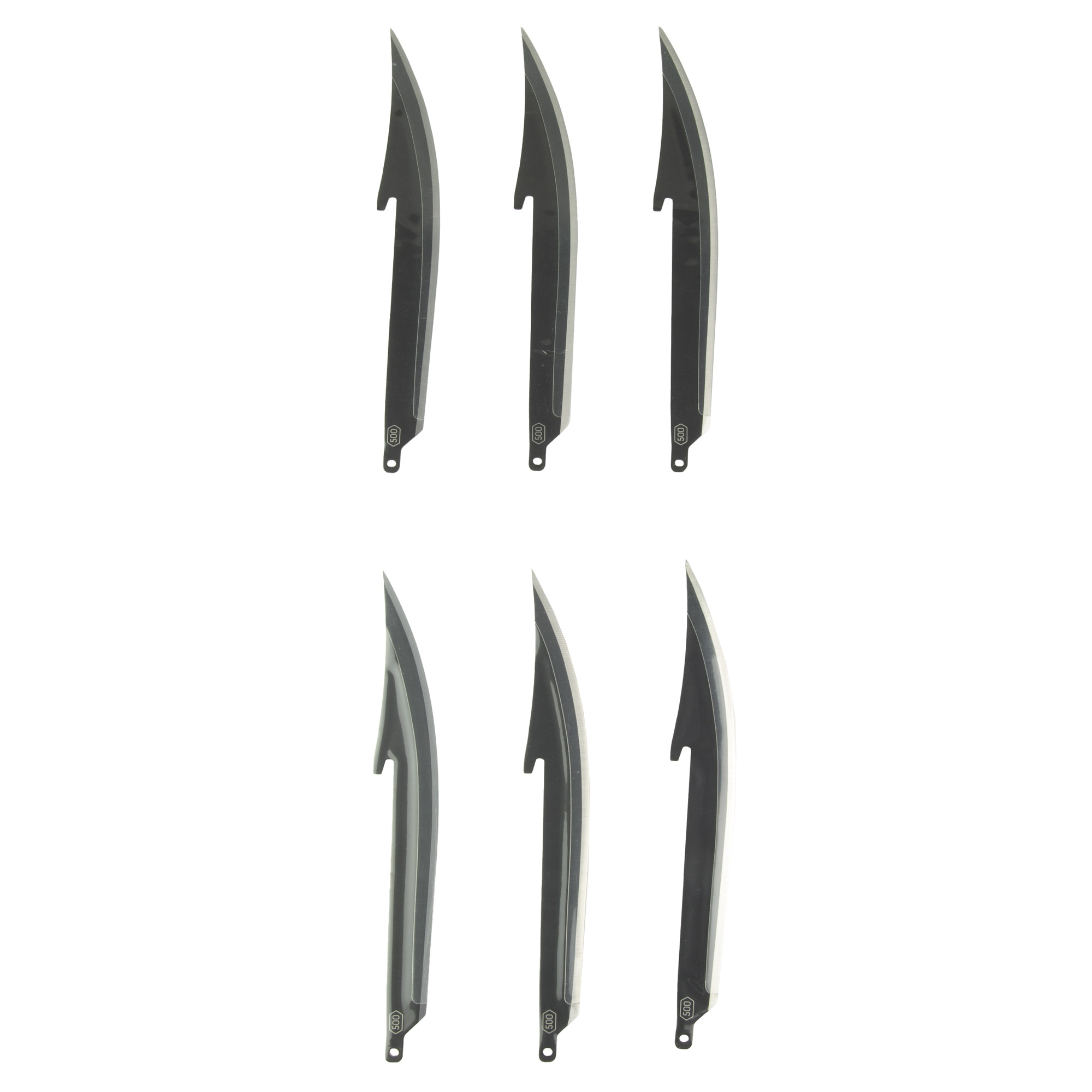 Outdoor Edge RR50K6C 5” Boning/Fillet Plain 420J2 SS Blade 6 Blades
