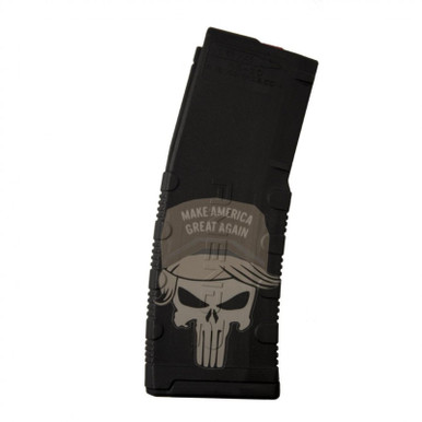 Black Rain Official Lasered Trump Punisher 5.56/.223 30 Round Magazine
