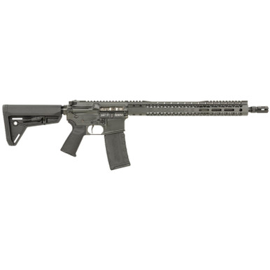 Black Rain Ordnance BROSSPSMK Spec 15+ SSP 5.56x45mm NATO 30+1 16", Smoke, 15" Slim M-LOK, Magpul Grip/Carbine Stock