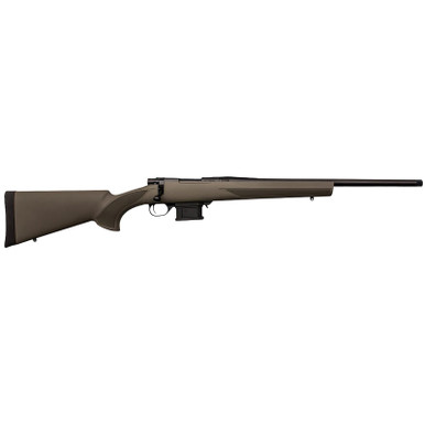 Howa HMA6ARCSG M1500 Mini Action 6mm ARC 5+1 22" Black Steel Threaded Barrel, Matte Blue Steel Receiver Drilled & Tapped, Fixed HTI Green Synthetic Stock