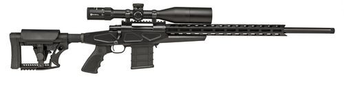 Howa APC 6.5 Creedmoor Scope Combo, 24" #6 Threaded Barrel, 4-16x50mm Nikko Stirling Scope, Mag Kit, Hogue Grip, LUTH-AR MBA-4 Stock, Black, 10rd