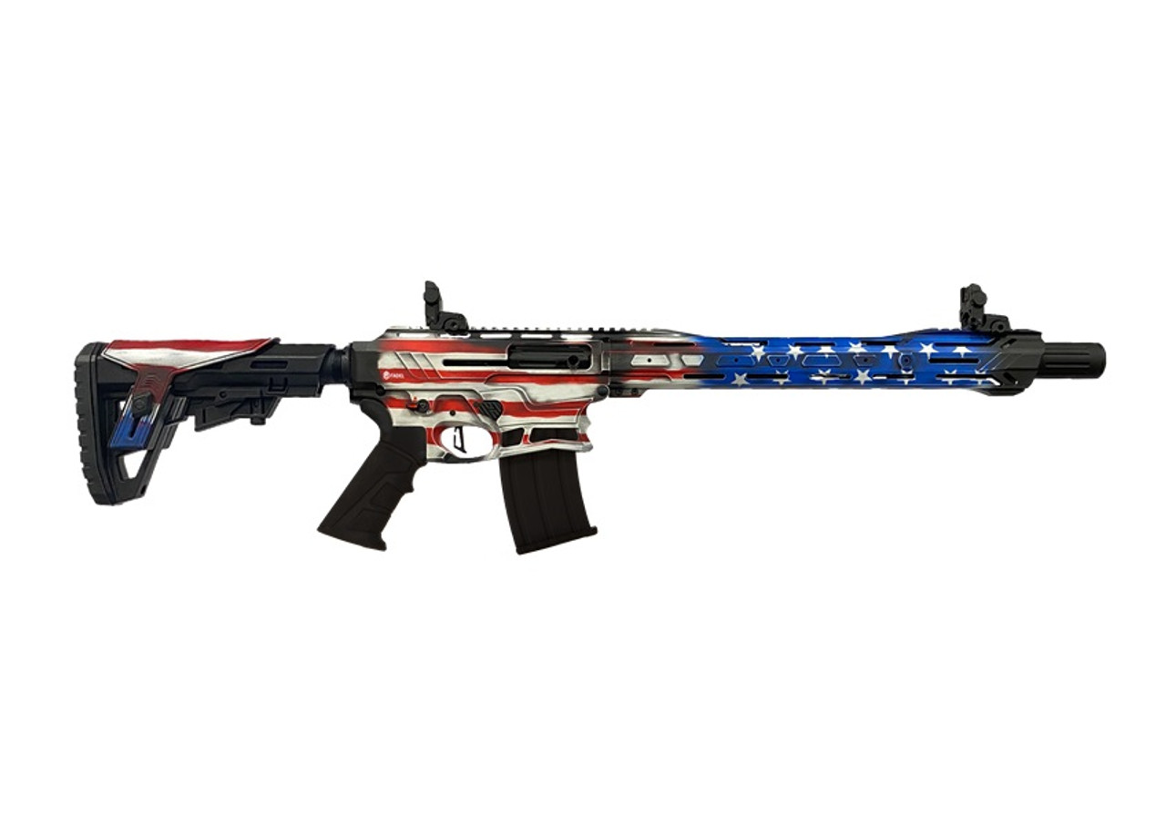 CITADEL BOSS 25 12 GA 18.75″ BARREL 3″ SEMI-AUTOMATIC SHOTGUN AMERICAN FLAG #CBOSS2512-USA