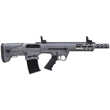 Citadel FRPS1218TG Pup Scout 12 Gauge Semi-Auto 3" 5+1 18.50" Gray Steel Barrel, Picatinny Rail Aluminum Receiver, Picatinny Handguards, Gray Adj Cheek Riser Synthetic Stock, Black Polymer Grip