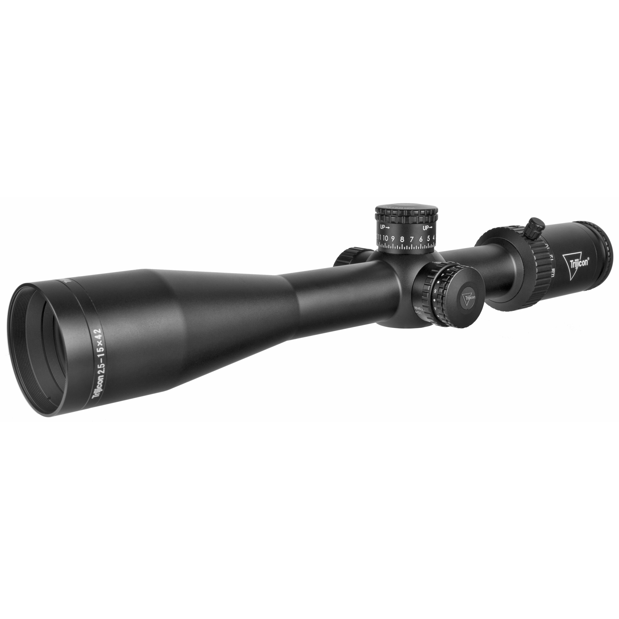 Trijicon 2900033 Credo HX Satin Black 2.5-15x42mm 30mm Tube LED Illuminated Red MOA Center Dot Reticle