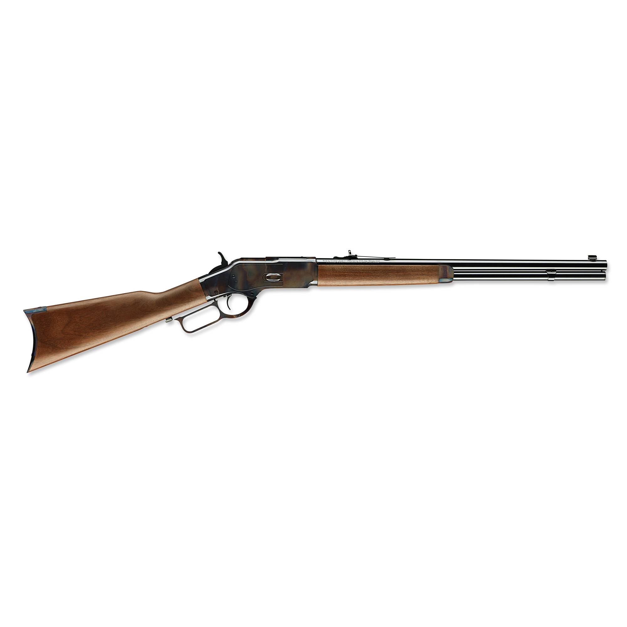 Winchester Guns 534202141 Model 1873 Short Rifle 45 Colt (LC) 10+1 Cap 20” Brushed Polished Blued Barrel Color Case Hardened Rec Satin Oiled Walnut Fixed Straight Grip Stock Right Hand (Full Size)