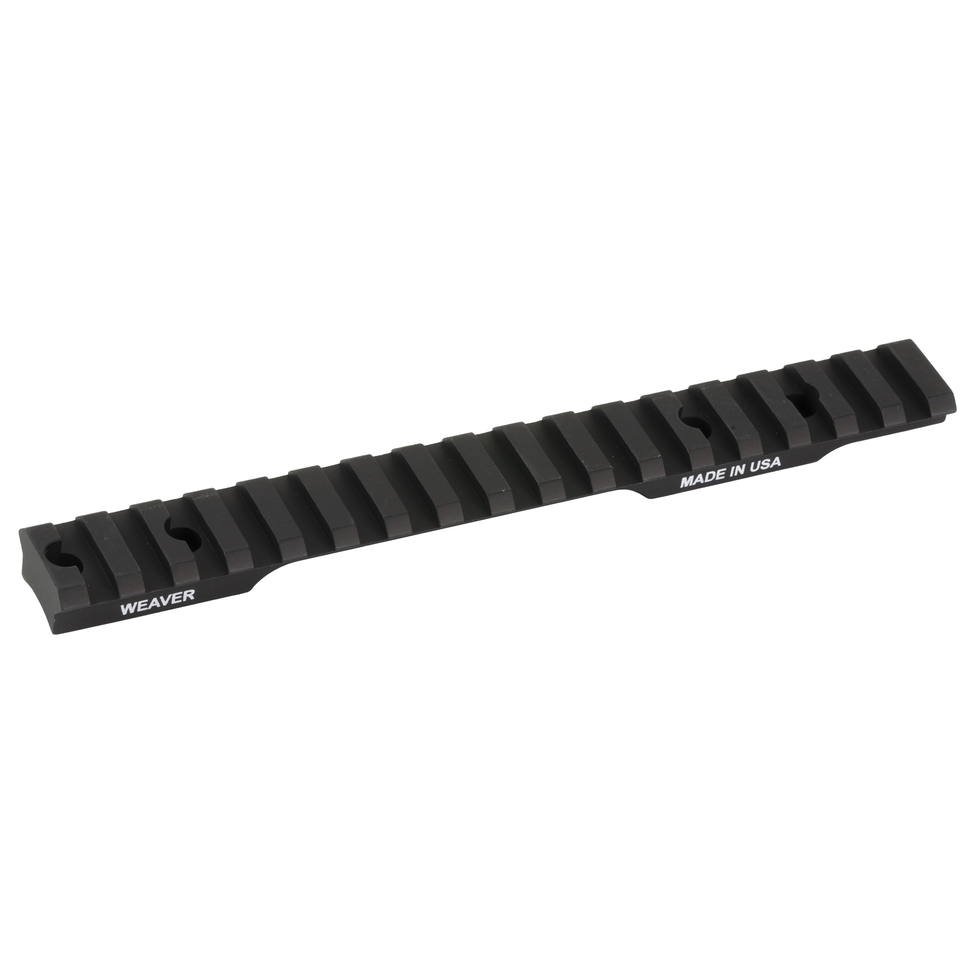 Weaver Mounts 99498 Multi-Slot Base Extended Black Anodized Aluminum Fits Savage 110 Short Action 20 MOA