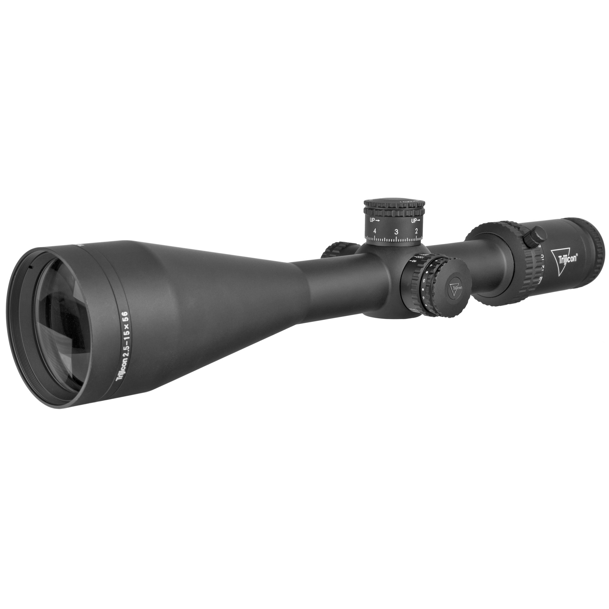 Trijicon 2900036 Credo Matte Black 2.5-15x56mm 30mm Tube LED Illuminated Red MRAD Center Dot Reticle