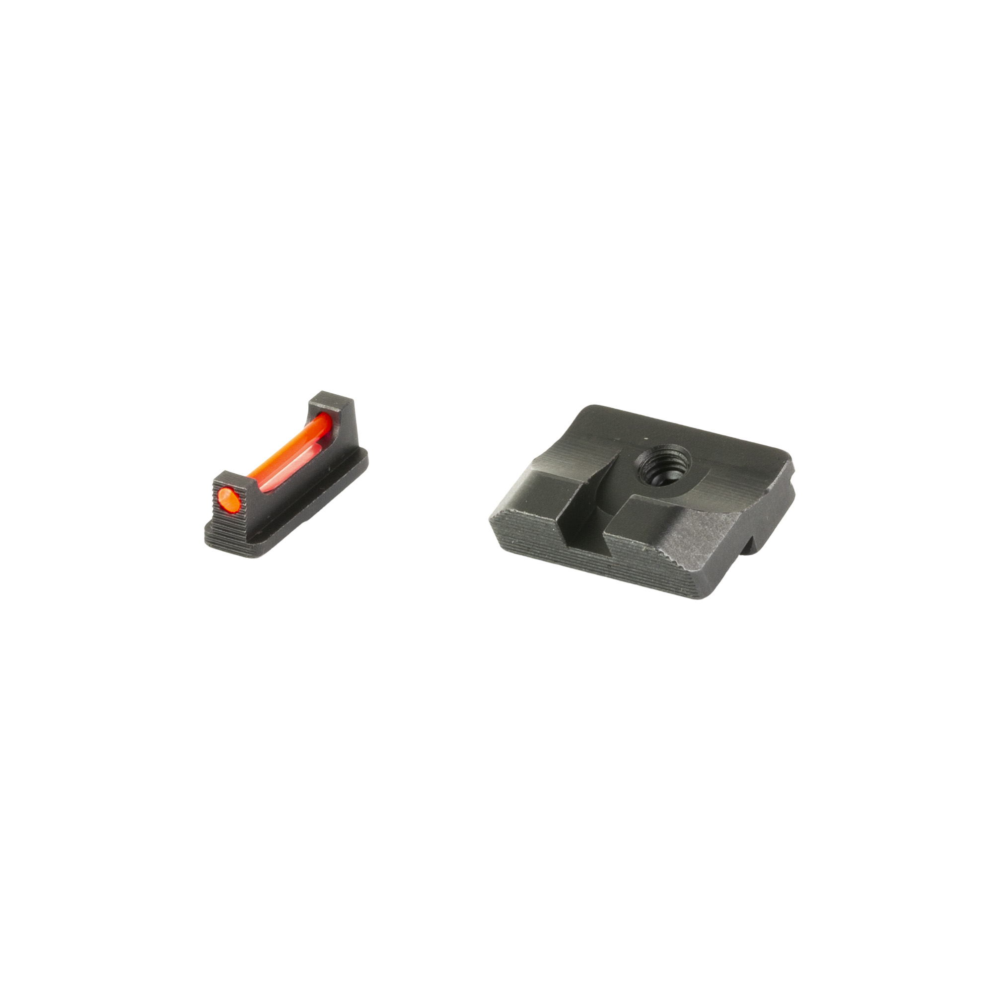 TruGlo TG132G1 Fiber-Optic Pro Red/Fiber Optic Front Sight-Black/Blank Rear Sight Glock 17/17L/19/17X