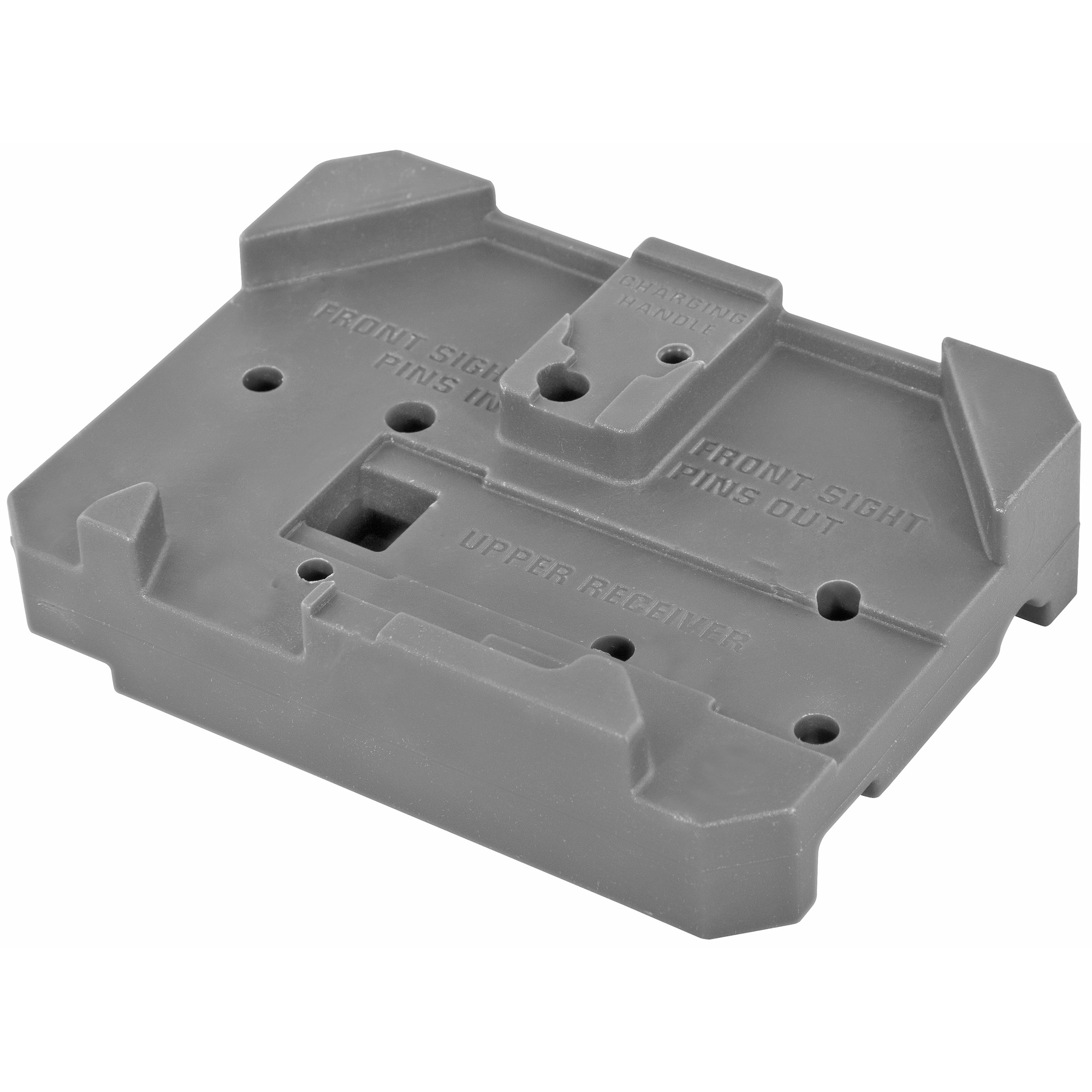 Wheeler 156945 Armorer’s Bench Block Gray Plastic Rifle AR Platform