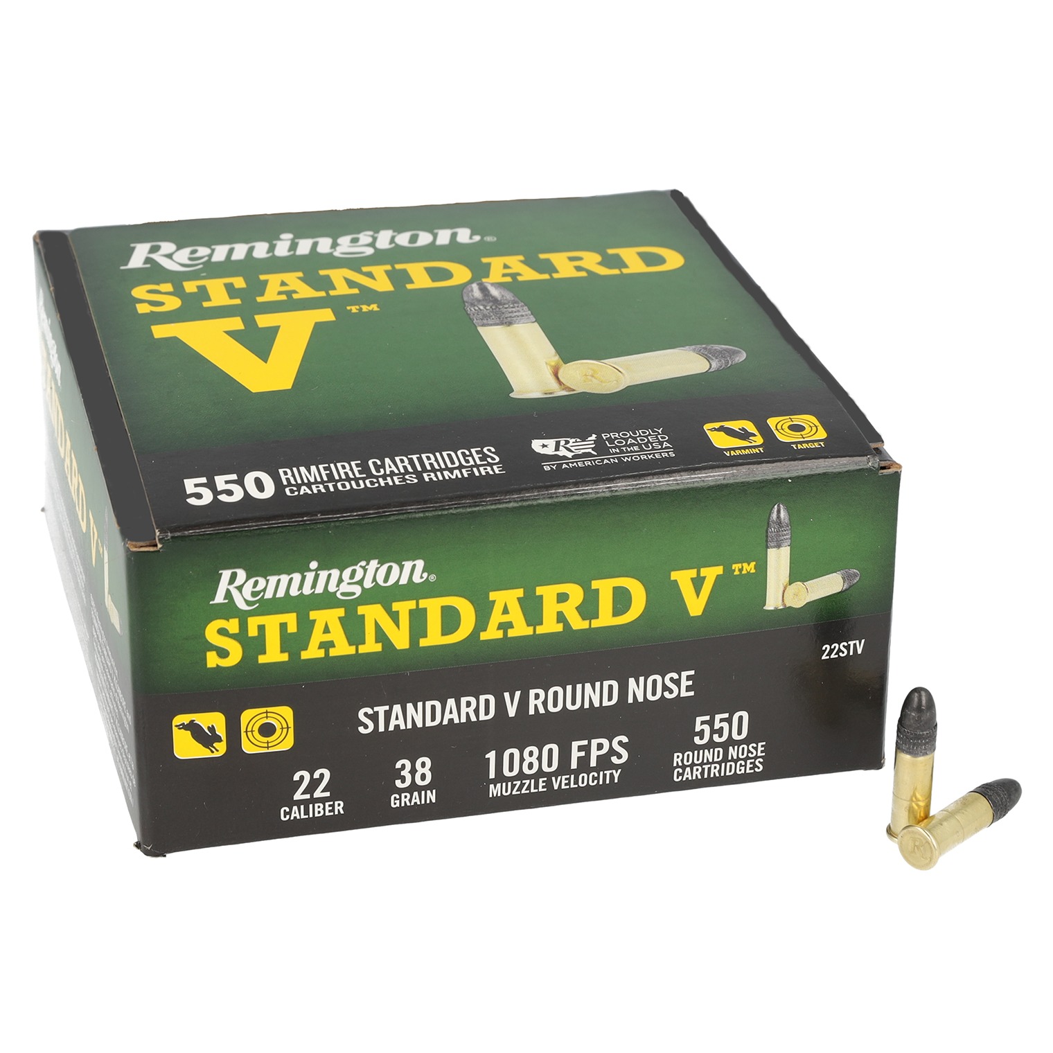 Remington Ammunition R20988 22LR 38gr 550 Per Box/12 Case
