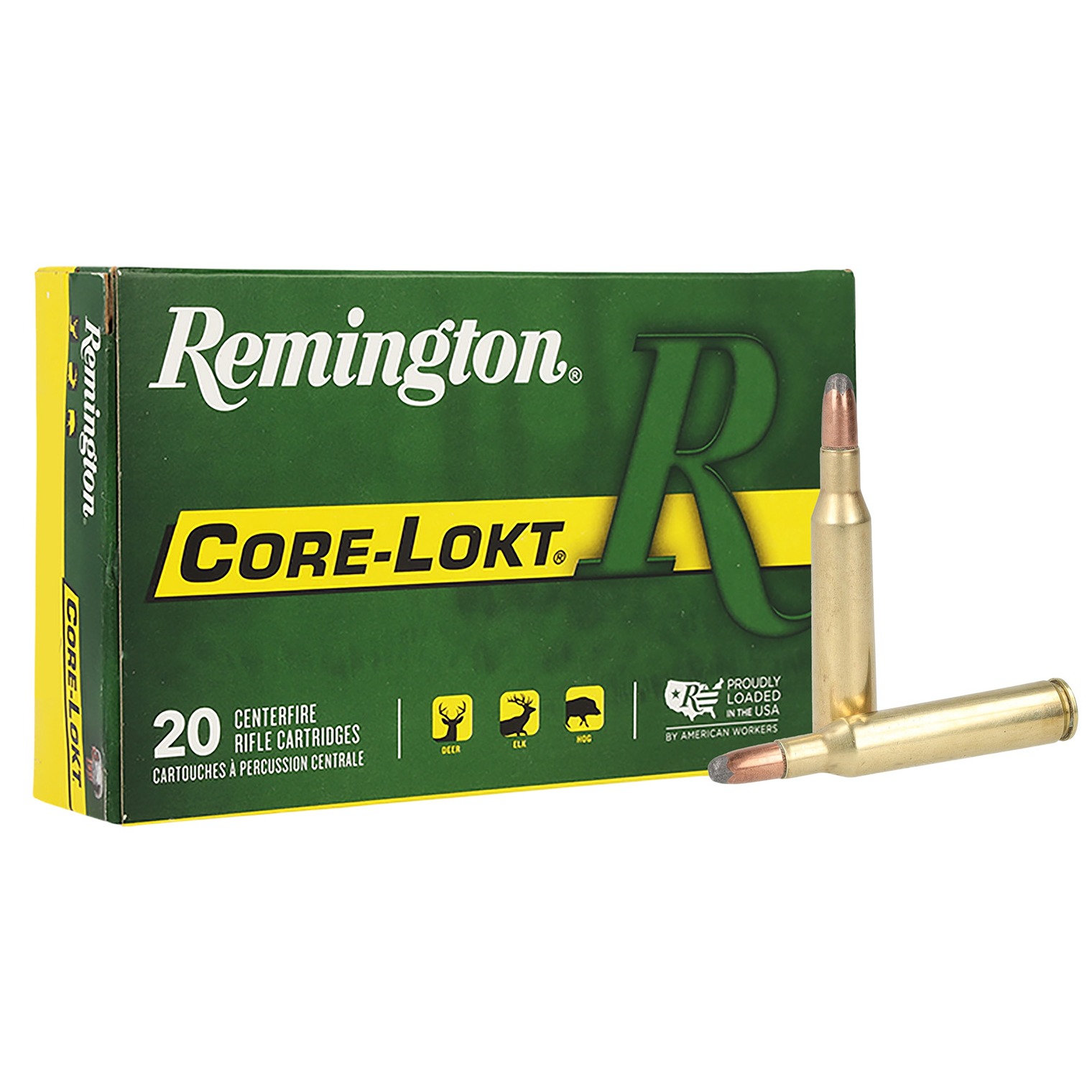 Remington Ammunition 28335 257Roberts 117gr Core-Lokt Soft Point 20 Per Box/10 Case