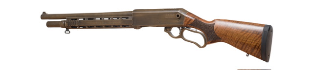 Panzer EG220 Lever-Action 12 GA w/ Natural Walnut Butt Stock and Tactical Aluminum M-LOK Front End Hand Guard