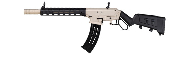 Panzer Lever 12 Tactical 12GA Shotgun Nickel w/ Synthetic Stock 5RND MAG