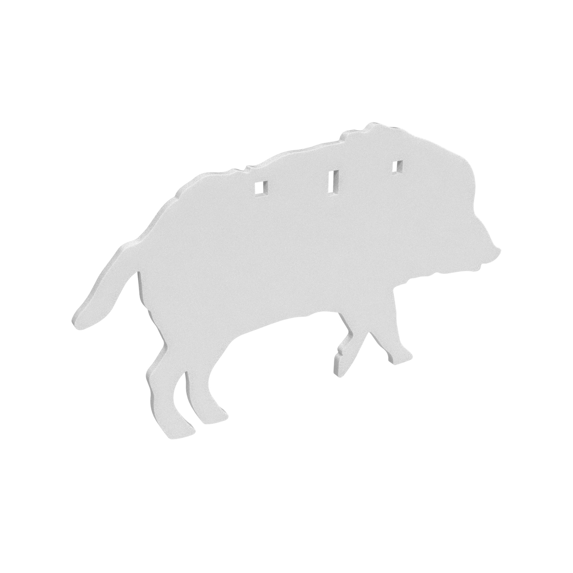 Birchwood Casey BC-47709 Centerfire Silhouette Boar 3/8” AR500 Steel Target