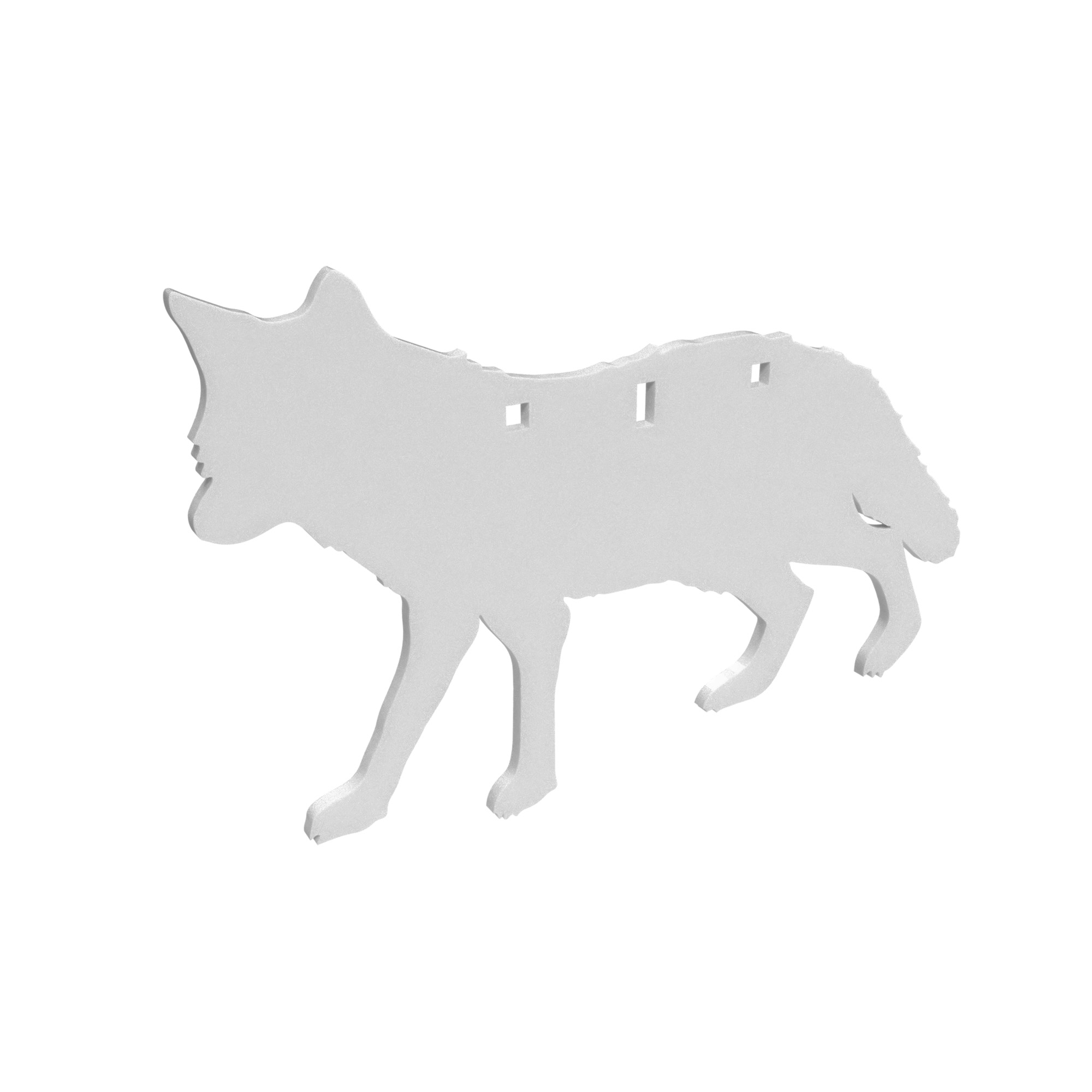 Birchwood Casey BC-47711 Centerfire Silhouette Coyote 3/8” AR500 Steel Target