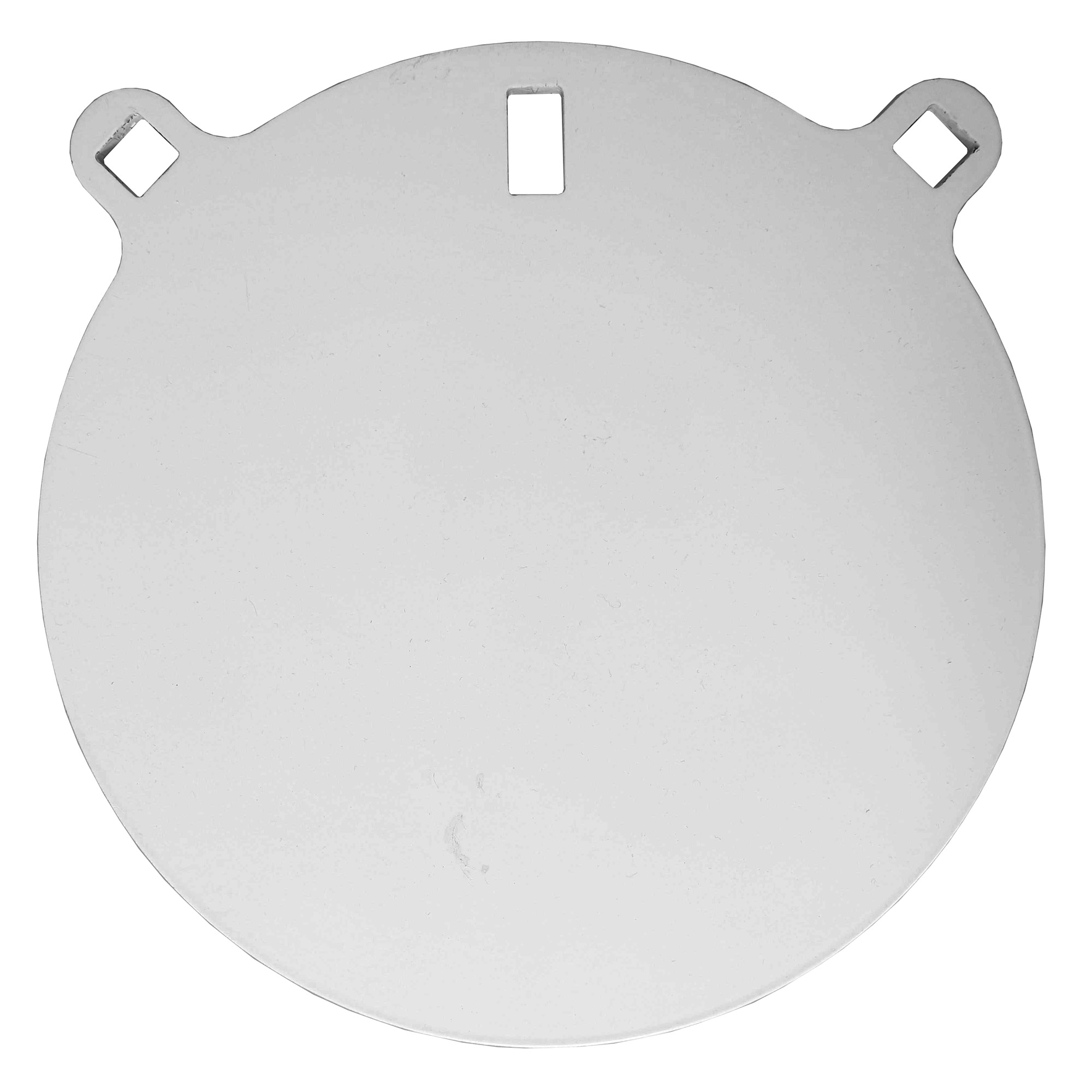 Birchwood Casey BC-RND10-38 Round Steel Target Plate 10” Pistol/Rifle Black/Red/White Steel 0.38” Thick Hanging
