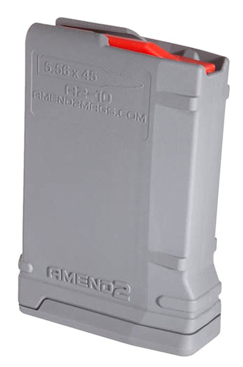 Amend2 MOD-2 10rd 223 Rem/5.56x45mm NATO CompatibleAR-15/M16/M4 Gray Polymer