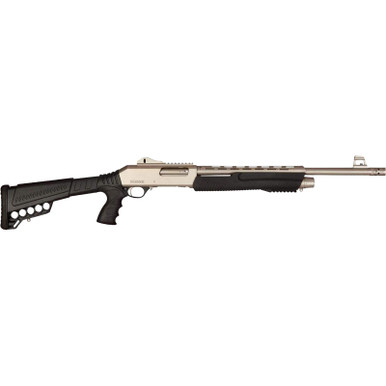 Dickinson LLC XX3DM18 XX3D Marine Tactical 12 Gauge Pump 3" 5+1 18.50" Vent Rib Barrel, Receiver w/Picatinny Rail, Fixed w/Shell Carrier Black Synthetic Stock, Black Pistol Grip