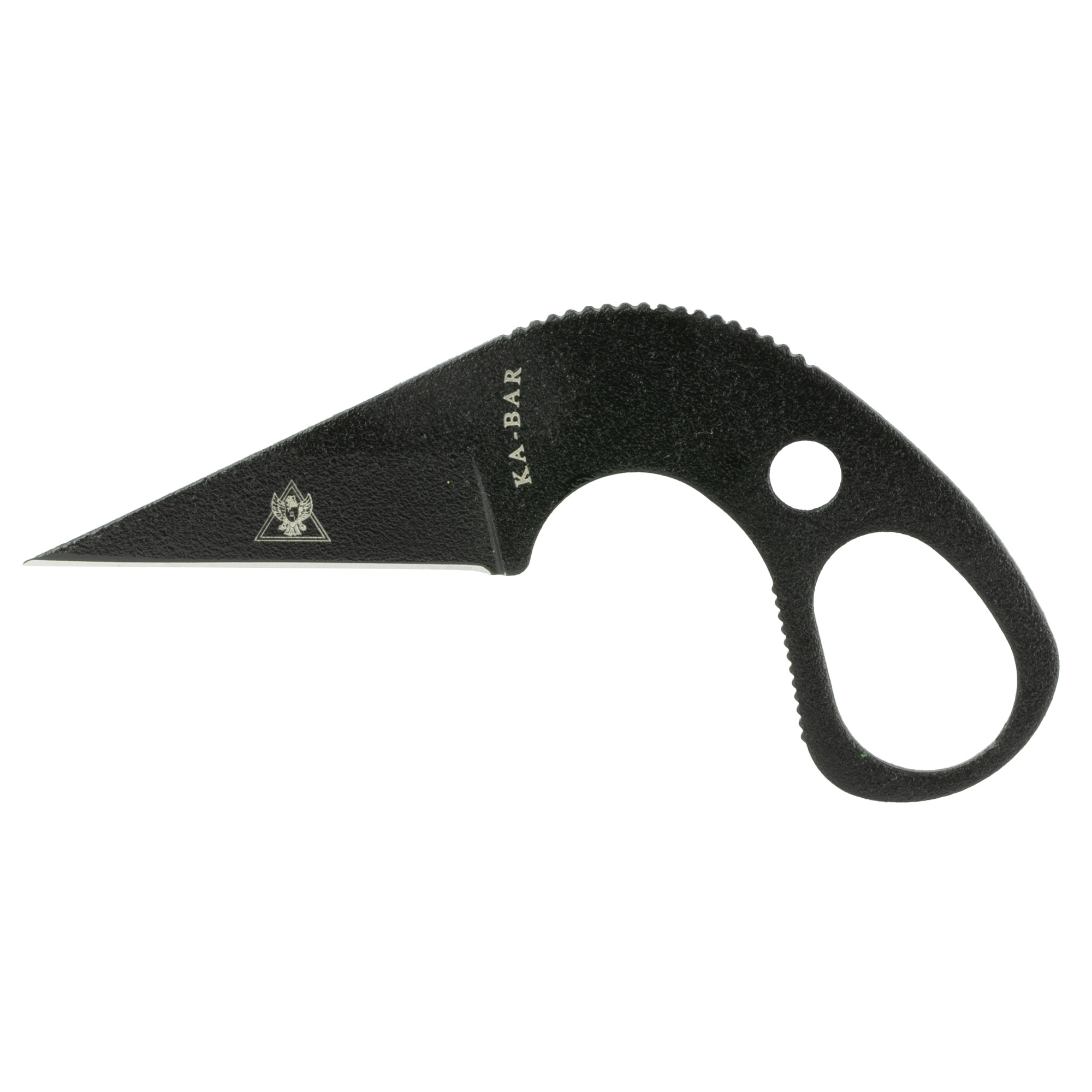 Ka-Bar 1478BP TDI Law Enforcement 1.63” Fixed Drop Point Plain Black 9Cr18MoV SS Blade & Handle, Includes Sheath