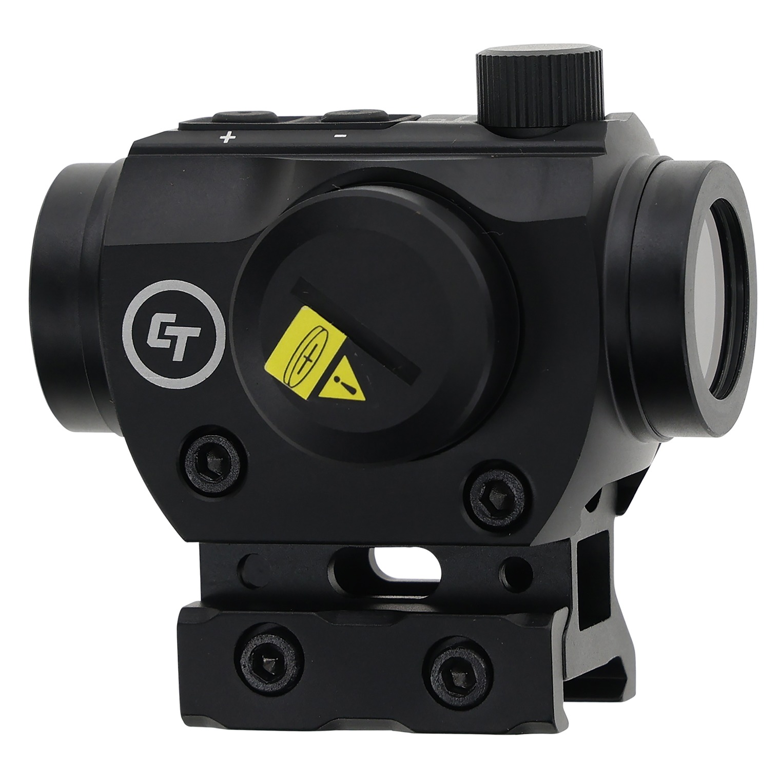 Crimson Trace 1244743 CTS-25 Black 4 MOA Red Dot Reticle, Includes Riser
