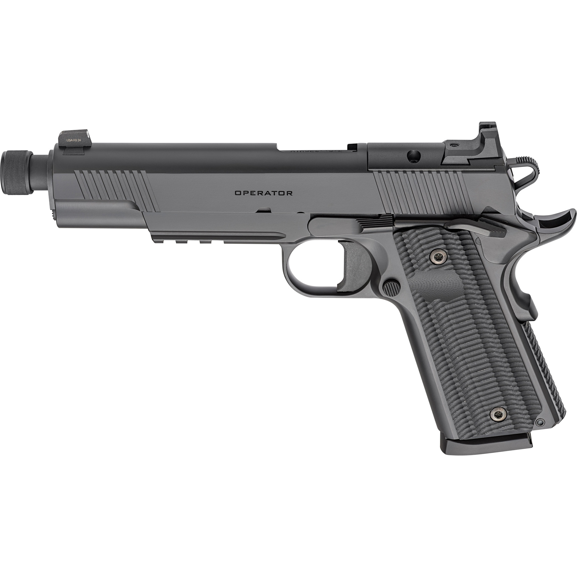 Springfield Armory 1911 Operator Pistol 45 ACP 8rd Black AOS Threaded Barrel NEW Optics Ready Suppressor Ready