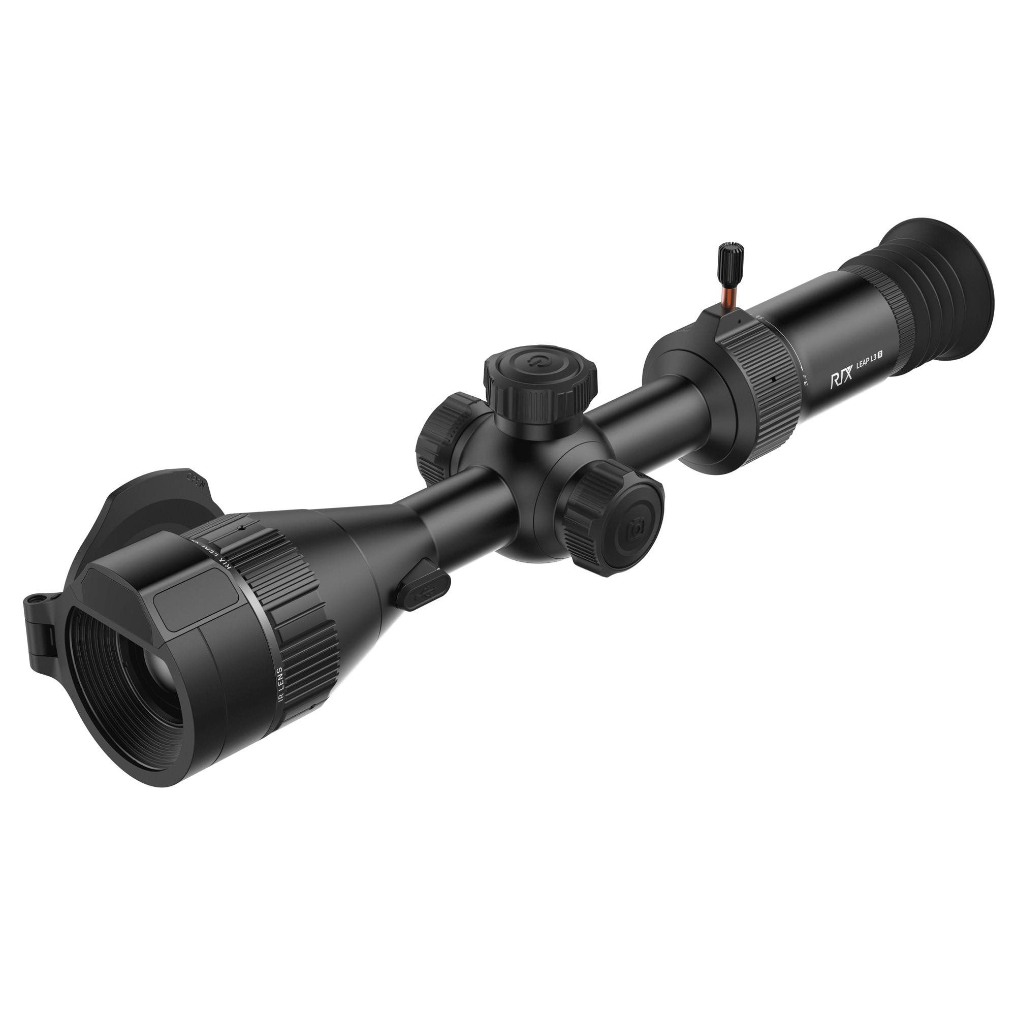 Rix Optics (visir Inc) LEAPL3R Leap L3 Black 3.2-9.6x35mm Multiple Reticle 1x-4x Zoom, 384x288 12 Microns 50 Hz Resolution